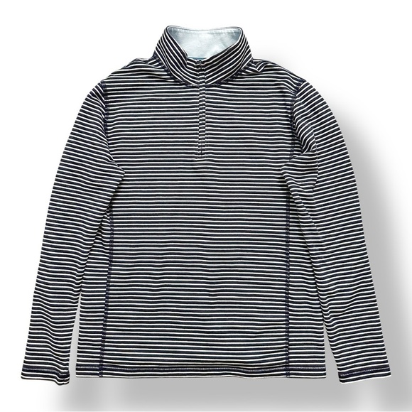 Crewcuts | Breton Striped Performance Quarter Zip (XL) - Picture 4 of 6